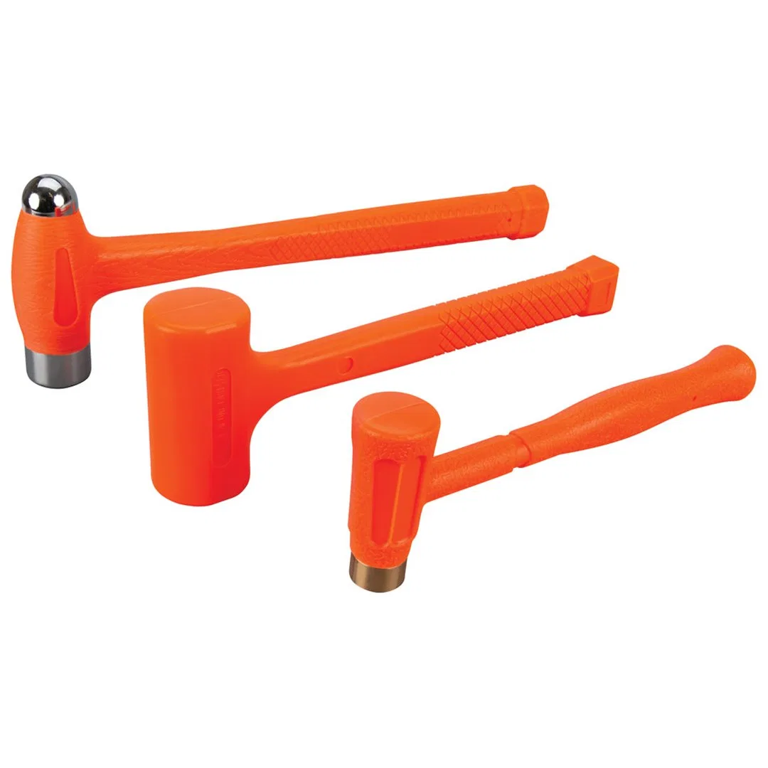 M7234 – PERFORM TOOL Hammer, 12 Ounce Brass Hammer/ 16 Ounce Ball-Peen Hammer And 8 Ounce Dead Blow Hammer Steel With...
